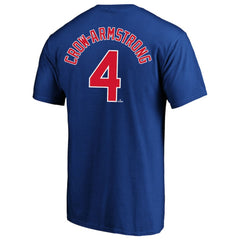 Pete Crow-Armstrong Chicago Cubs Big & Tall Name & Number T-Shirt - Royal