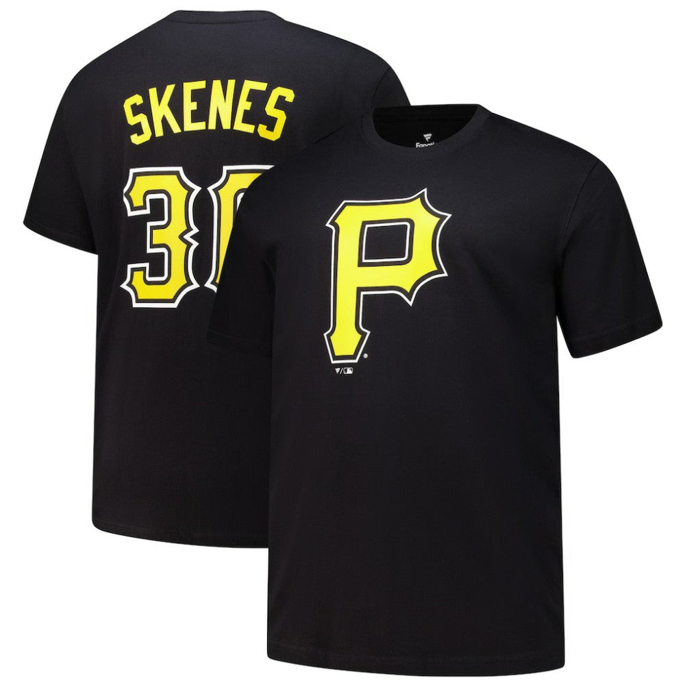 Paul Skenes Pittsburgh Pirates Big & Tall Name & Number T-Shirt - Black