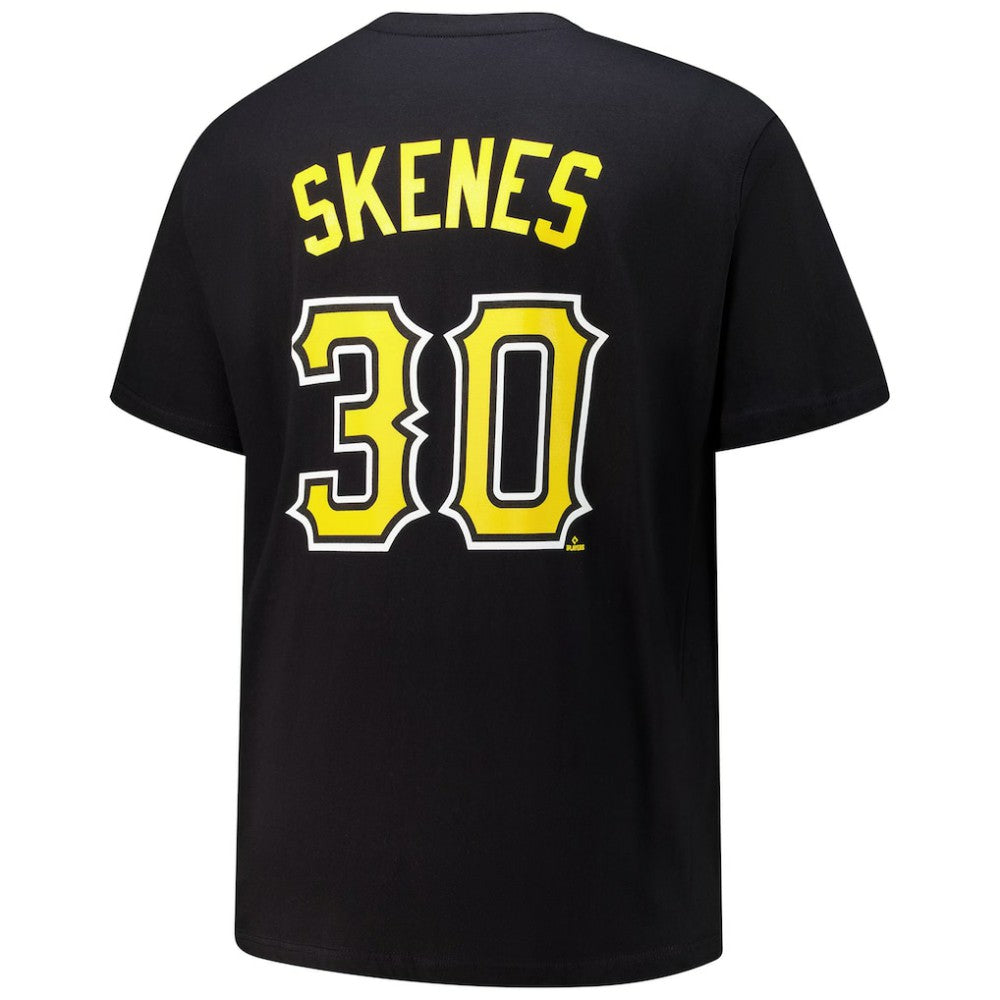 Paul Skenes Pittsburgh Pirates Big & Tall Name & Number T-Shirt - Black