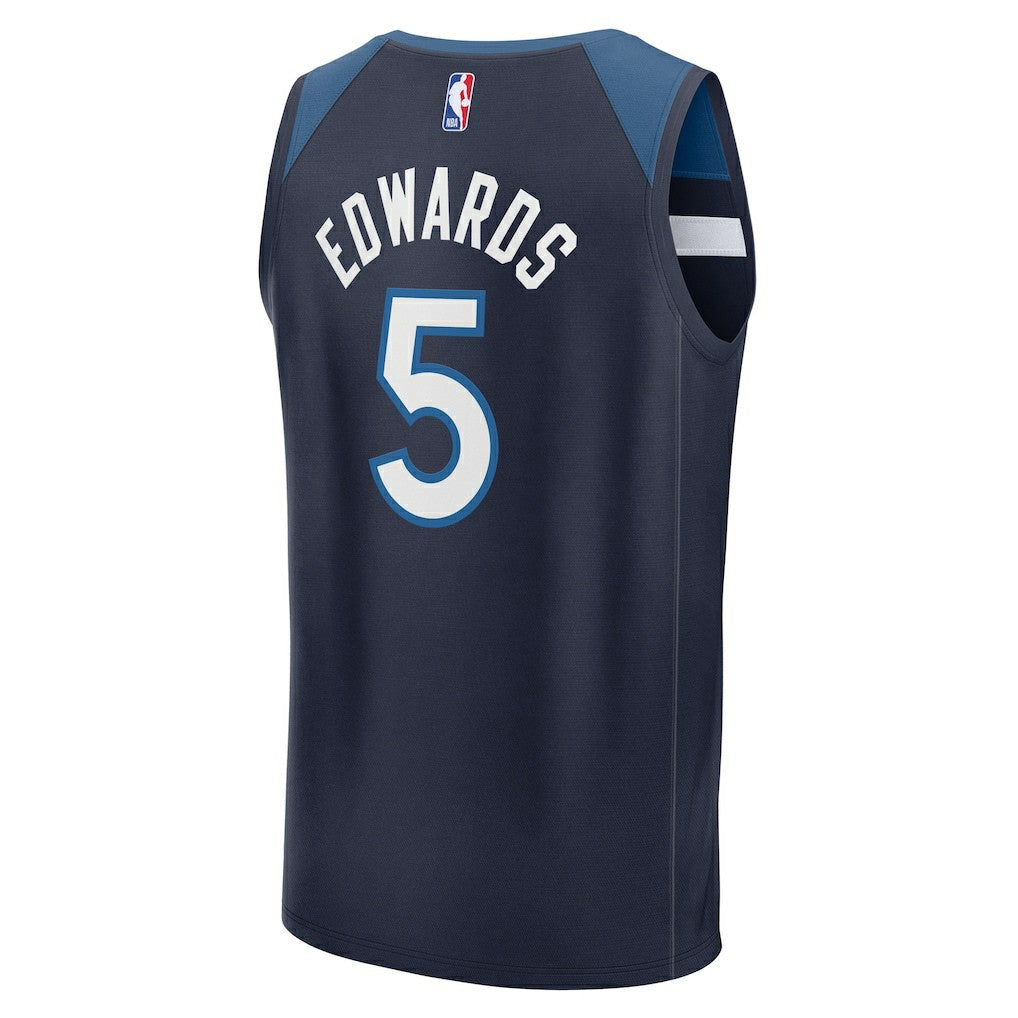 Anthony Edwards Minnesota Timberwolves Fast Break Replica Player Jersey - Icon Edition - Navy | Fanatics cheap