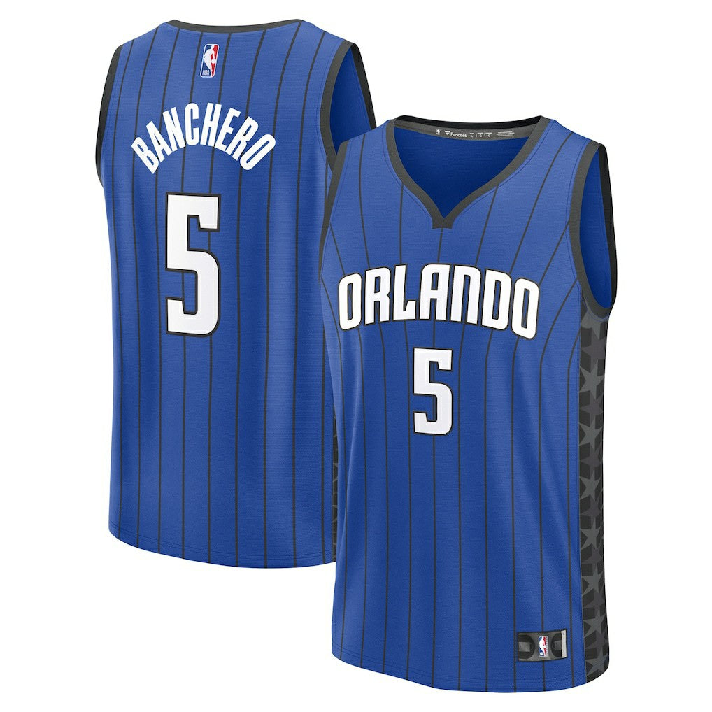 Paolo Banchero Orlando Magic Youth Fast Break Replica Player Jersey - Statement Edition - Blue | Fanatics for sale