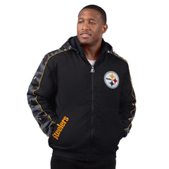 Pittsburgh Steelers Starter Thursday Night Gridiron Full-Zip Jacket - Black for sale