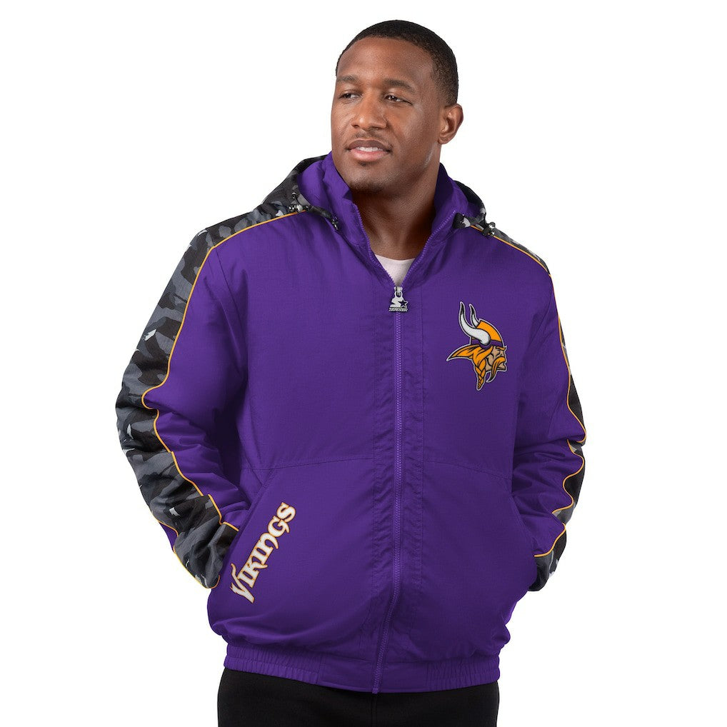 Minnesota Vikings Starter Thursday Night Gridiron Full-Zip Jacket - Purple outlet