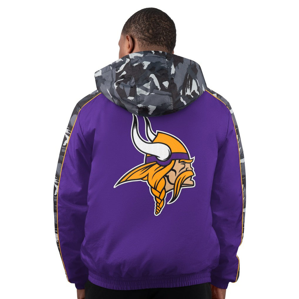 Minnesota Vikings Starter Thursday Night Gridiron Full-Zip Jacket - Purple outlet
