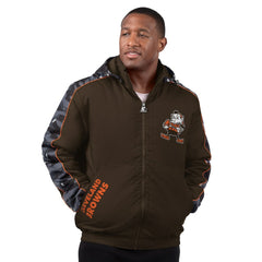 Cleveland Browns Starter Thursday Night Gridiron Full-Zip Hoodie Jacket - Brown online
