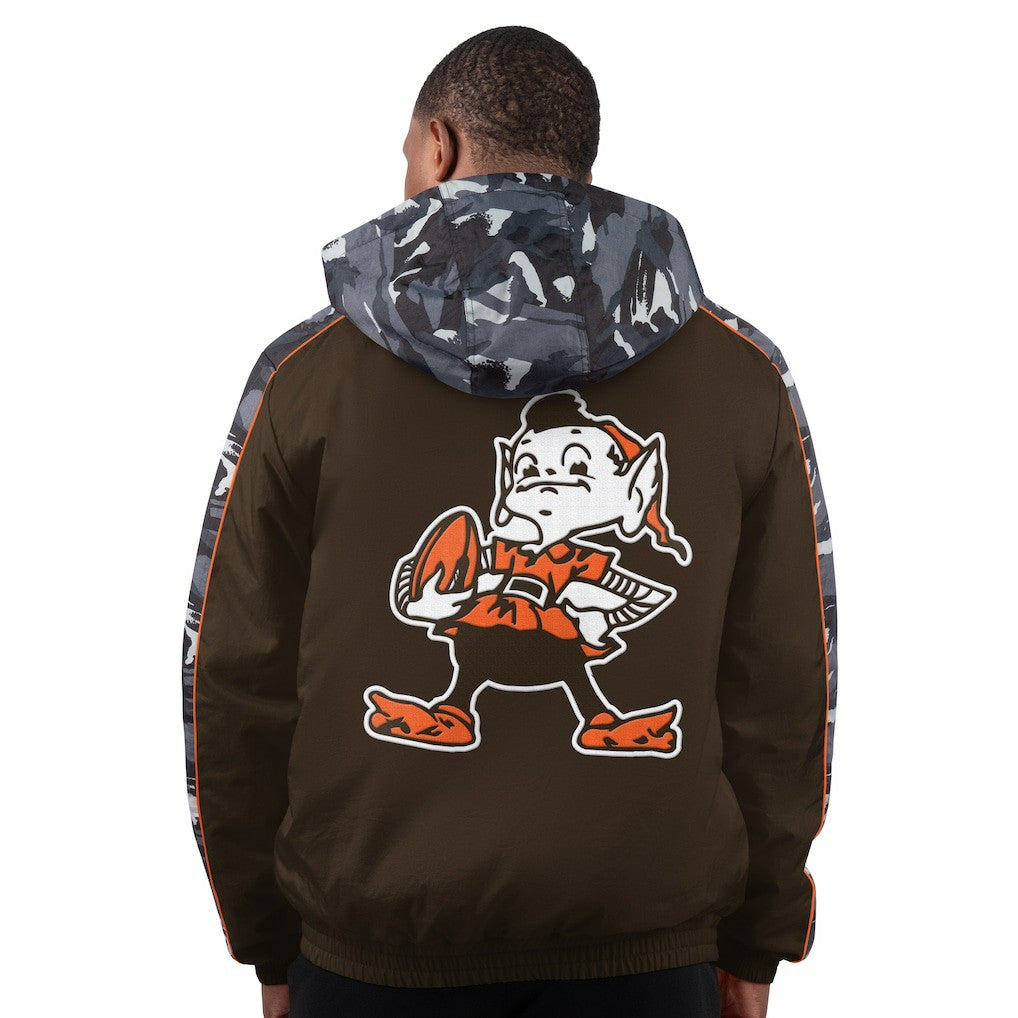 Cleveland Browns Starter Thursday Night Gridiron Full-Zip Hoodie Jacket - Brown online