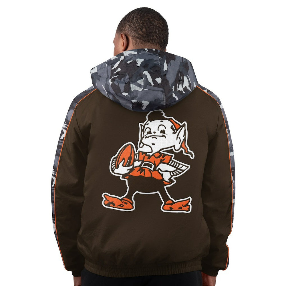 Cleveland Browns Starter Thursday Night Gridiron Full-Zip Hoodie Jacket - Brown online