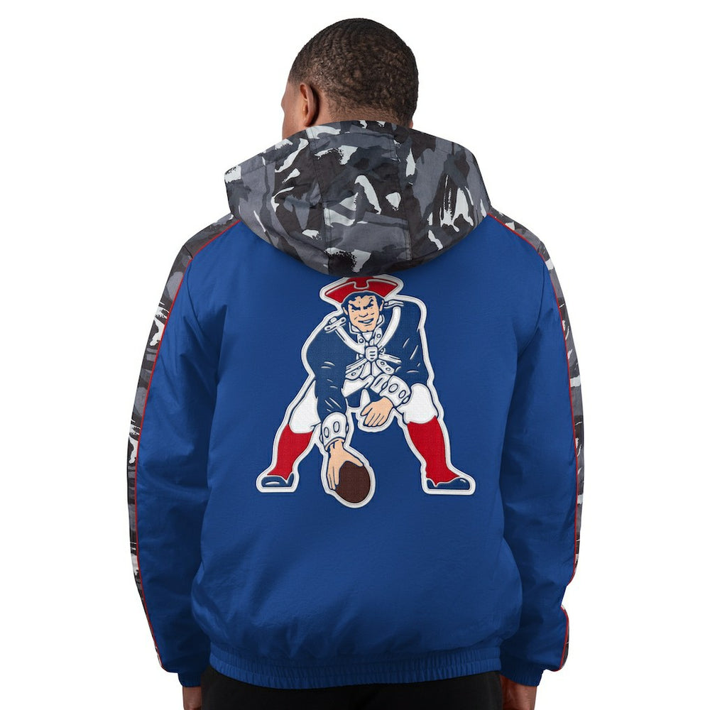 New England Patriots Starter Thursday Night Gridiron Full-Zip Hoodie Jacket - Navy outlet