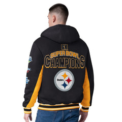 Pittsburgh Steelers G-III Extreme No Huddle Commemorative Full-Zip Hoodie Jacket - Black sale