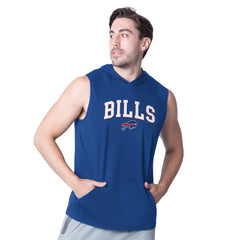 Buffalo Bills MSX by Michael Strahan Action Sleeveless Pullover Hoodie - Royal cheap