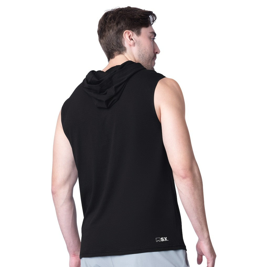 Jacksonville Jaguars MSX by Michael Strahan Action Sleeveless Pullover Hoodie - Black online