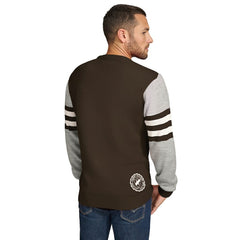 Cleveland Browns Tommy Hilfiger Acrylic Crewneck Pullover Sweater - Brown/Heather Gray discount