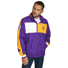 Minnesota Vikings Tommy Hilfiger Gael Lightweight Half-Zip Hoodie Jacket - Purple discount