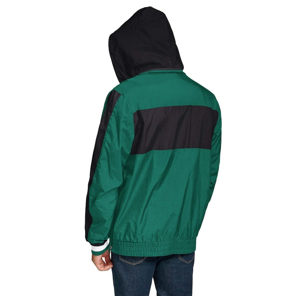 New York Jets Tommy Hilfiger Gael Lightweight Half-Zip Hoodie Jacket - Green sale