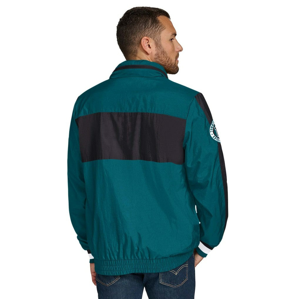 Philadelphia Eagles Tommy Hilfiger Gael Lightweight Half-Zip Hoodie Jacket - Green online