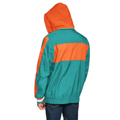 Miami Dolphins Tommy Hilfiger Gael Lightweight Half-Zip Hoodie Jacket - Aqua cheap