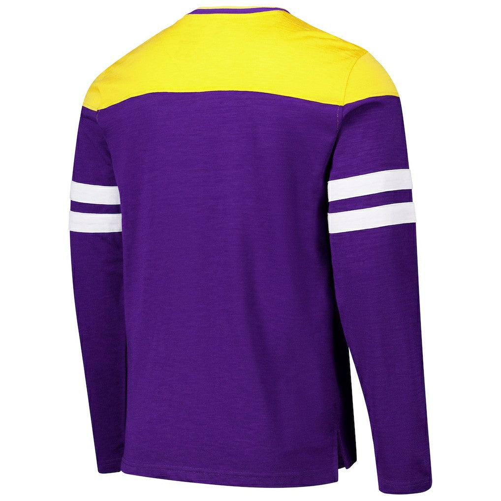 Minnesota Vikings G-III Sports by Carl Banks Adaptive Hail Mary Long Sleeve T-Shirt - Purple/Gold discount
