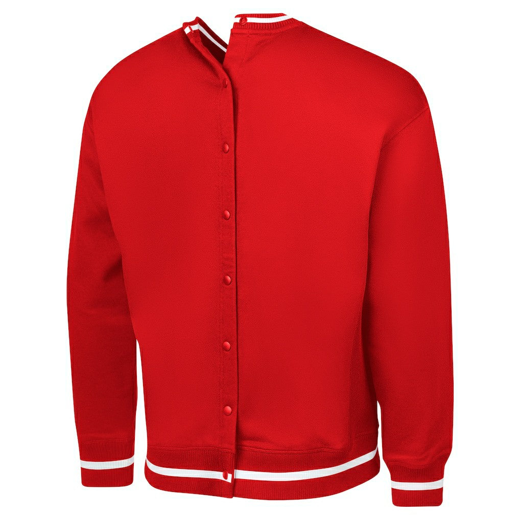 San Francisco 49ers G-III Sports by Carl Banks Adaptive Blocker Fleece Pullover Sweatshirt - Scarlet on sale