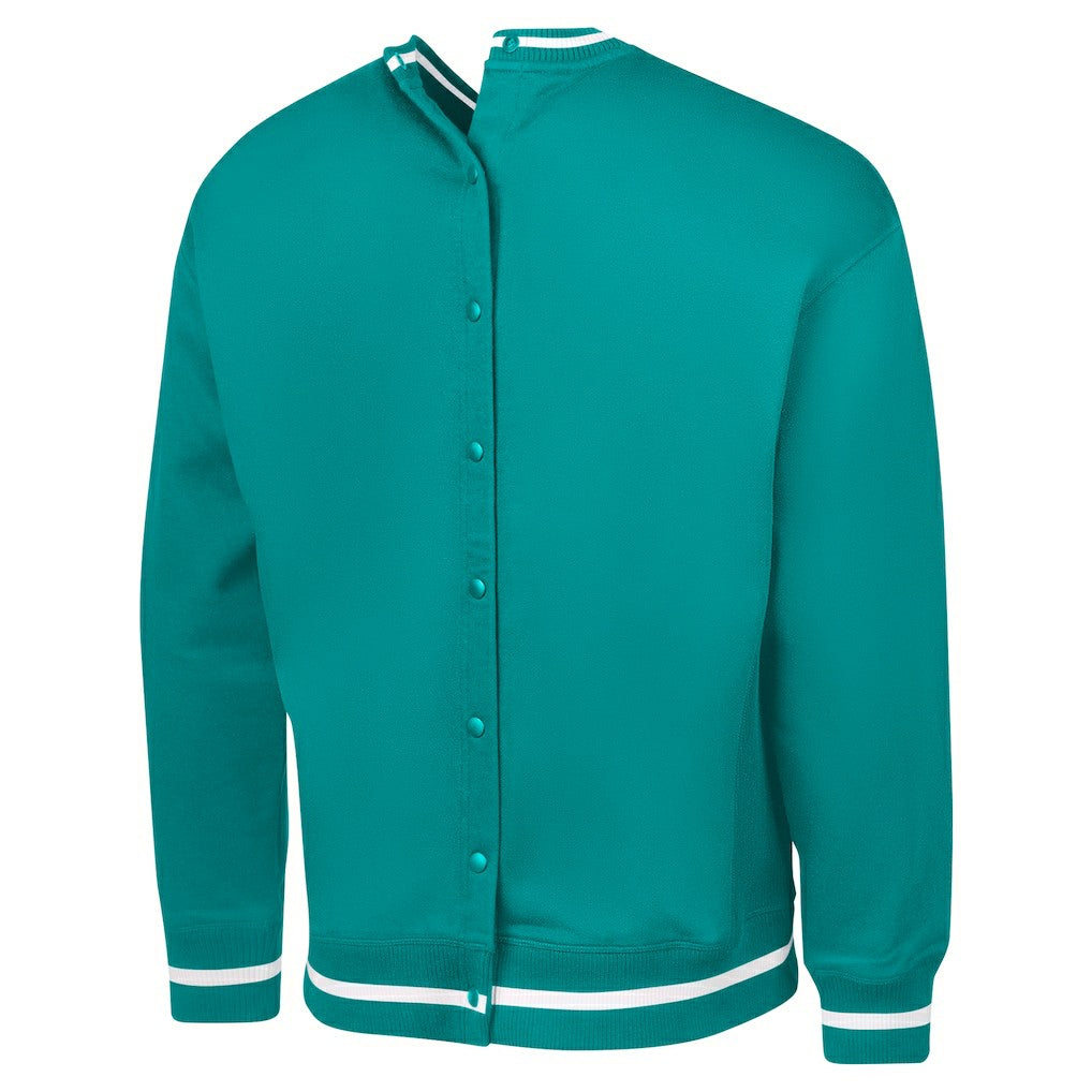 Miami Dolphins G-III Sports by Carl Banks Adaptive Blocker Fleece Pullover Sweatshirt - Aqua online