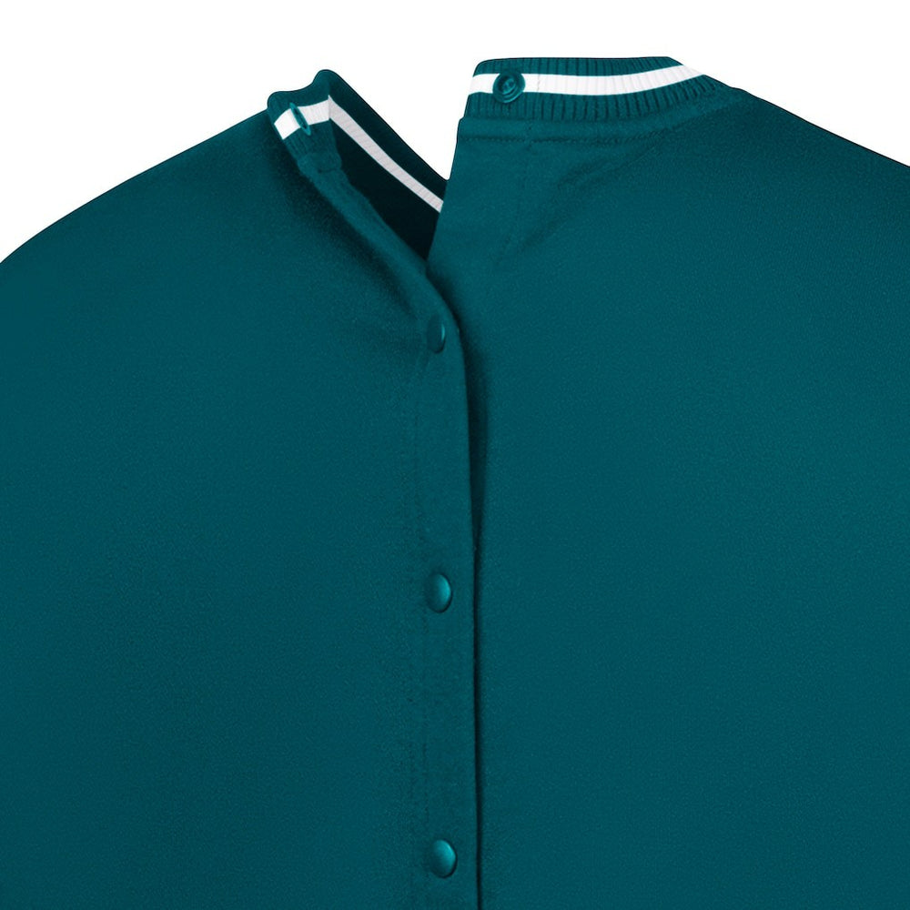 Philadelphia Eagles G-III Sports by Carl Banks Adaptive Blocker Fleece Pullover Sweatshirt - Midnight Green cheap