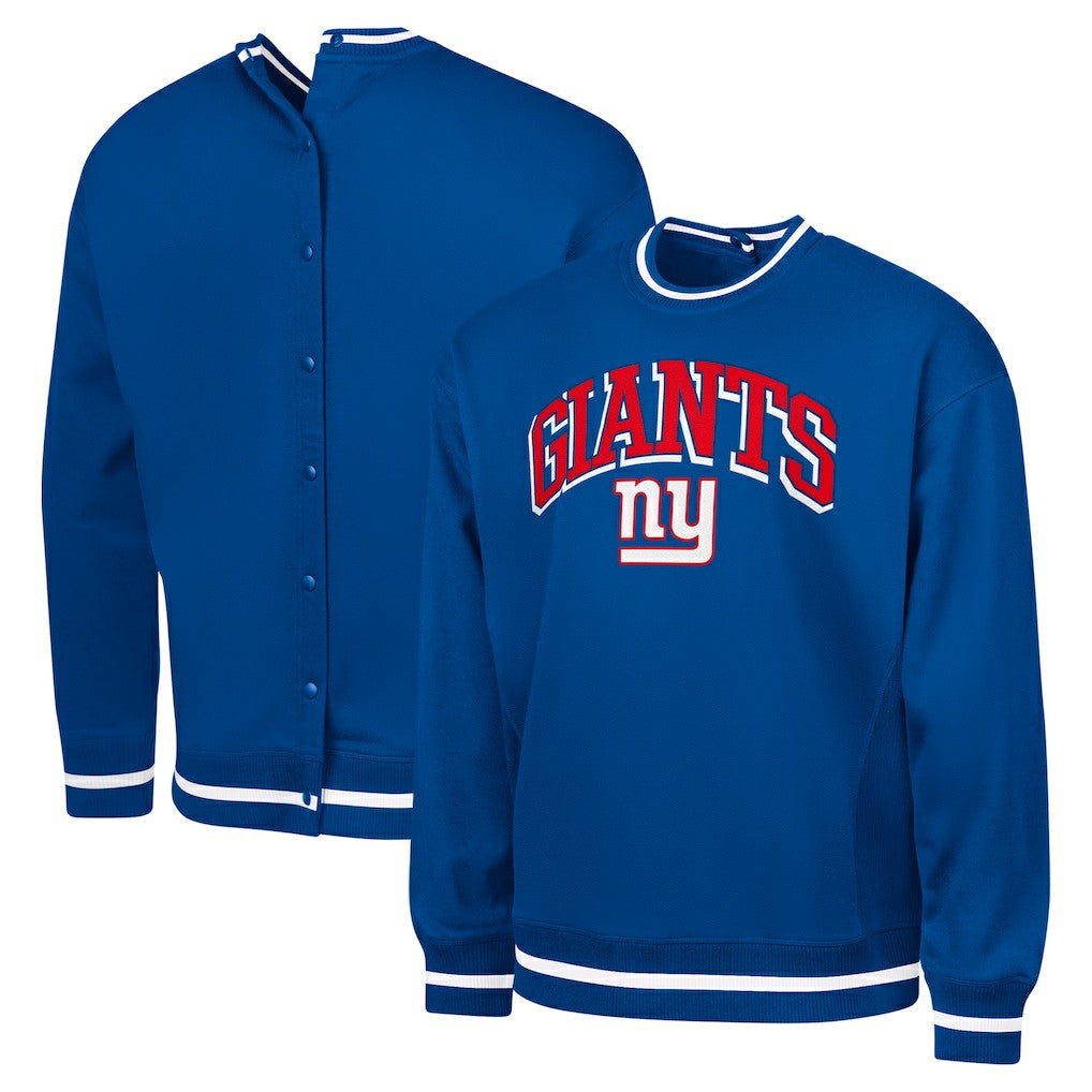 New York Giants G-III Sports by Carl Banks Adaptive Blocker Fleece Pullover Sweatshirt - Royal sale