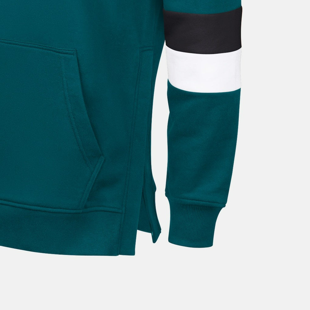 Philadelphia Eagles G-III Sports by Carl BanksMen's Adaptive Faceoff Pullover Hoodie - Midnight Green/Black cheap