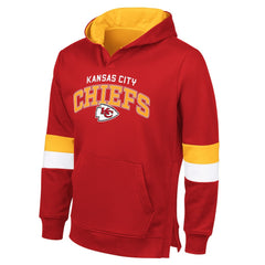 Kansas City Chiefs G-III Sports by Carl Banks Adaptive Faceoff Pullover Hoodie - Red/Gold outlet