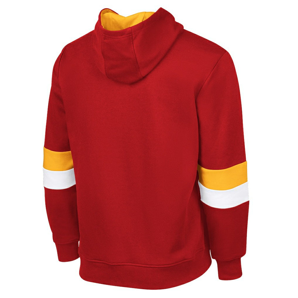 Kansas City Chiefs G-III Sports by Carl Banks Adaptive Faceoff Pullover Hoodie - Red/Gold outlet
