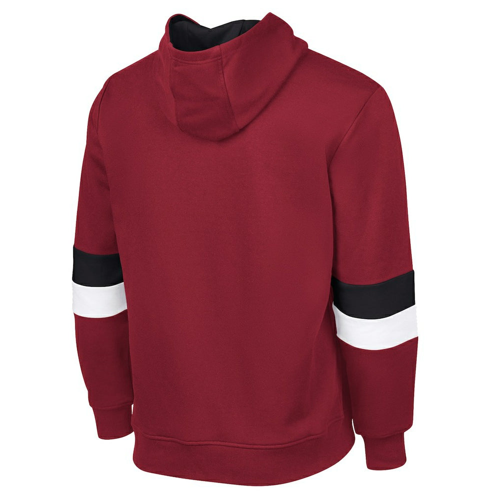 Arizona Cardinals G-III Sports by Carl Banks Adaptive Faceoff Pullover Hoodie - Cardinal/Black cheap