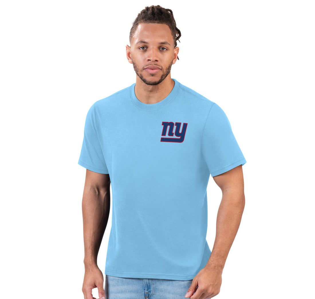 New York Giants Margaritaville Flip Flop T-Shirt - Light Blue cheap