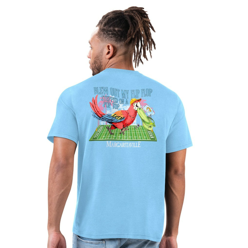Los Angeles Rams Margaritaville Flip Flop T-Shirt - Light Blue sale
