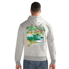 Minnesota Vikings Margaritaville Time Flies Garment Dyed Pullover Hoodie - Gray sale