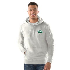 New York Jets Margaritaville Time Flies Garment Dyed Pullover Hoodie - Gray outlet