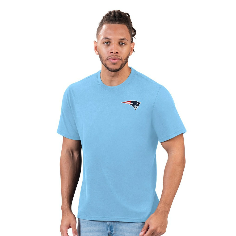 New England Patriots Margaritaville Time Flies T-Shirt - Light Blue online