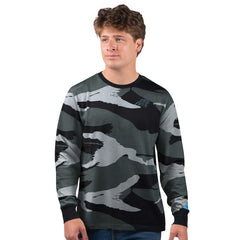Carolina Panthers Starter Thursday Night Gridiron Long Sleeve T-Shirt- Gray cheap