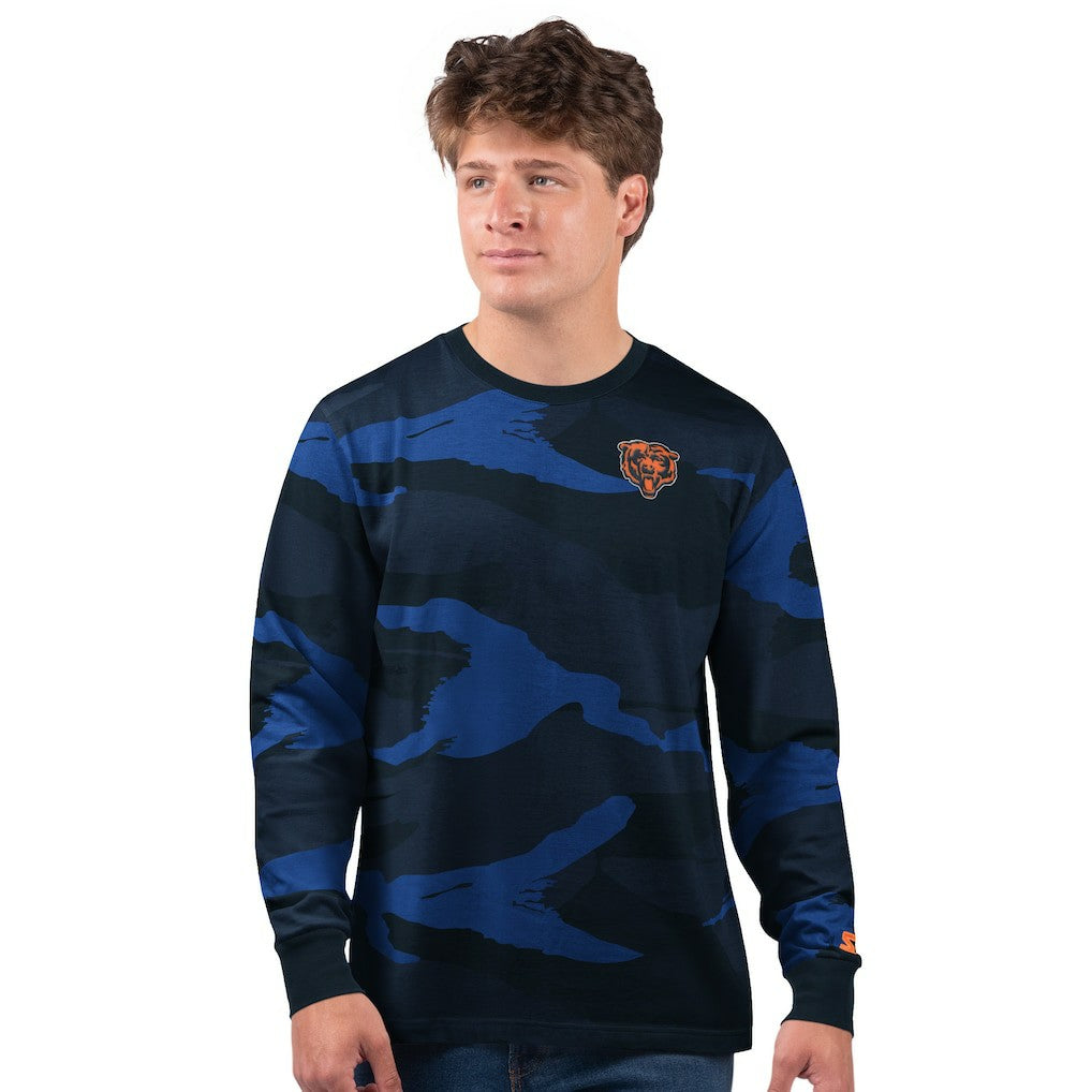 Chicago Bears Starter Thursday Night Gridiron Long Sleeve T-Shirt- Navy sale