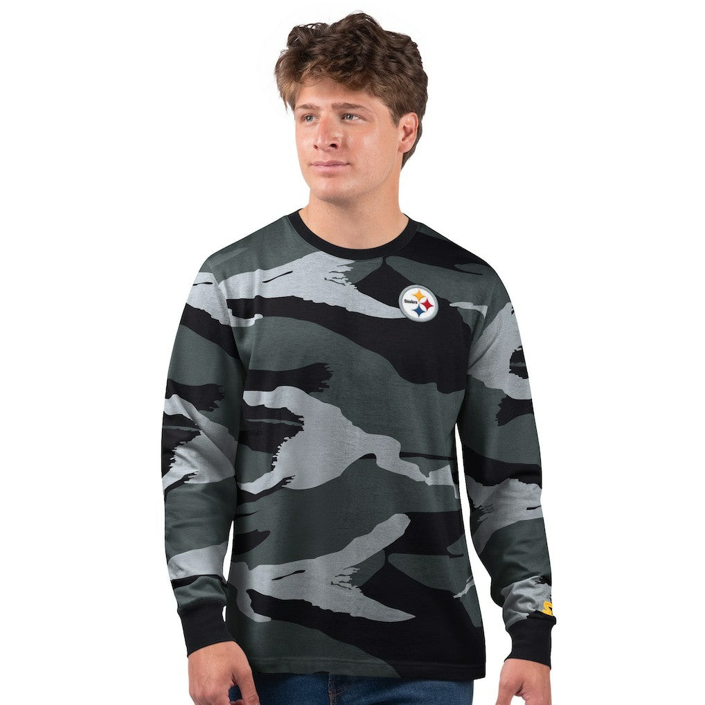 Pittsburgh Steelers Starter Thursday Night Gridiron Long Sleeve T-Shirt- Gray cheap
