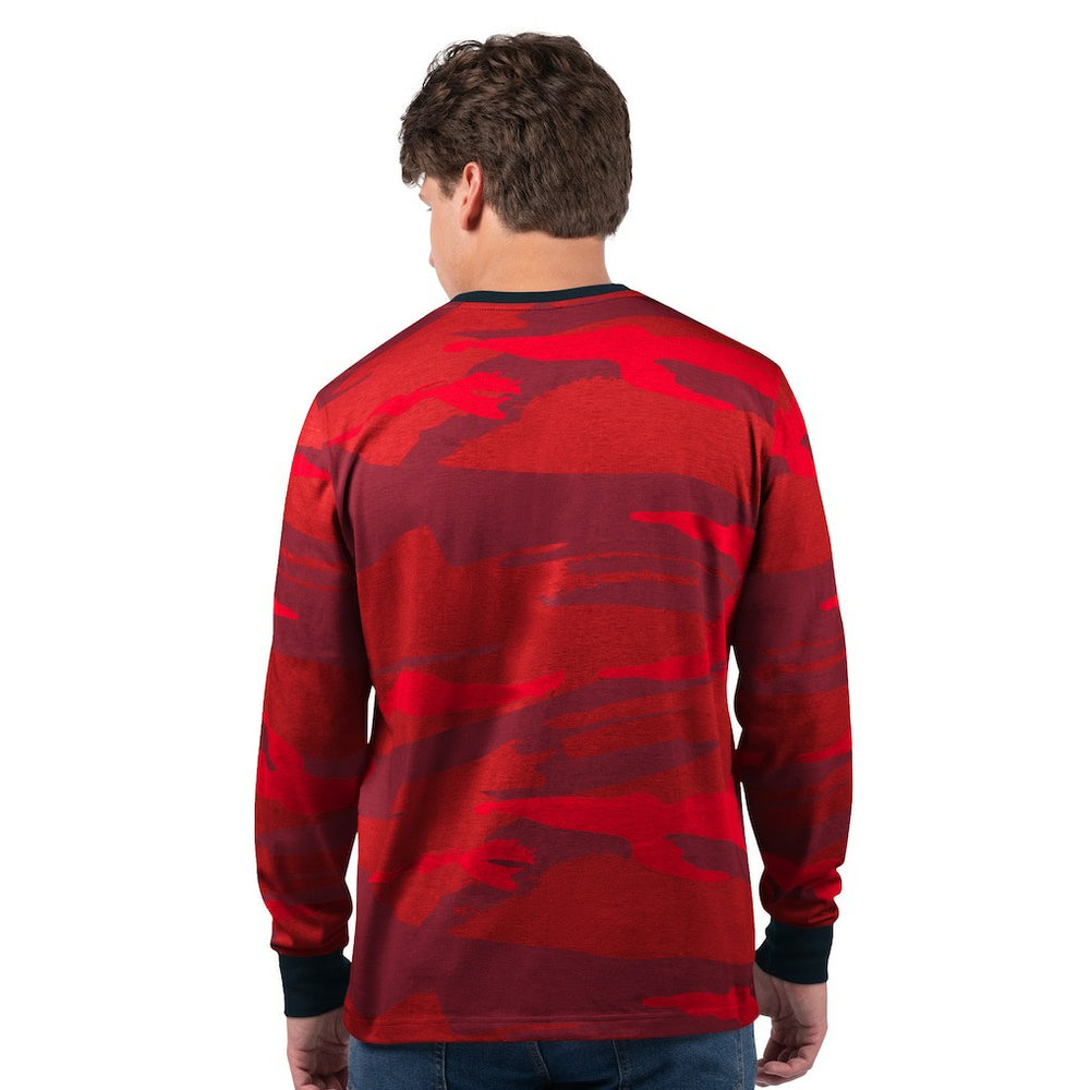 Houston Texans Starter Thursday Night Gridiron Long Sleeve T-Shirt- Red on sale
