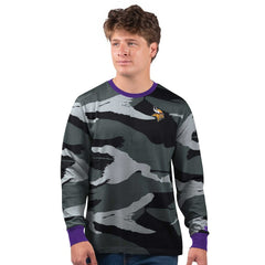 Minnesota Vikings Starter Thursday Night Gridiron Long Sleeve T-Shirt- Gray outlet