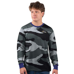 Baltimore Ravens Starter Thursday Night Gridiron Long Sleeve T-Shirt- Gray for sale