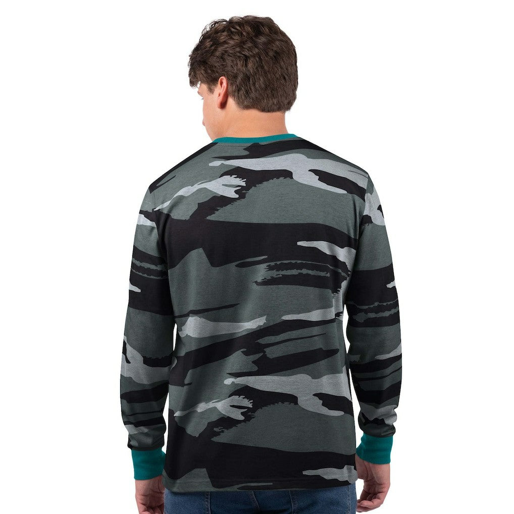 Miami Dolphins Starter Thursday Night Gridiron Vintage Logo Long Sleeve T-Shirt - Gray/Charcoal outlet