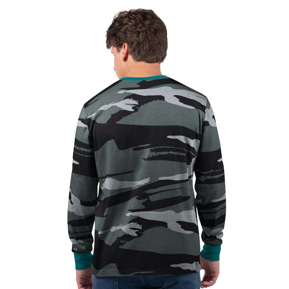 Miami Dolphins Starter Thursday Night Gridiron Vintage Logo Long Sleeve T-Shirt - Gray/Charcoal outlet