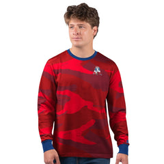 New England Patriots Starter Thursday Night Gridiron Vintage Logo Long Sleeve T-Shirt - Red outlet