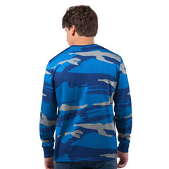 Seattle Seahawks Starter Thursday Night Gridiron Vintage Logo Long Sleeve T-Shirt - Royal/Gray outlet