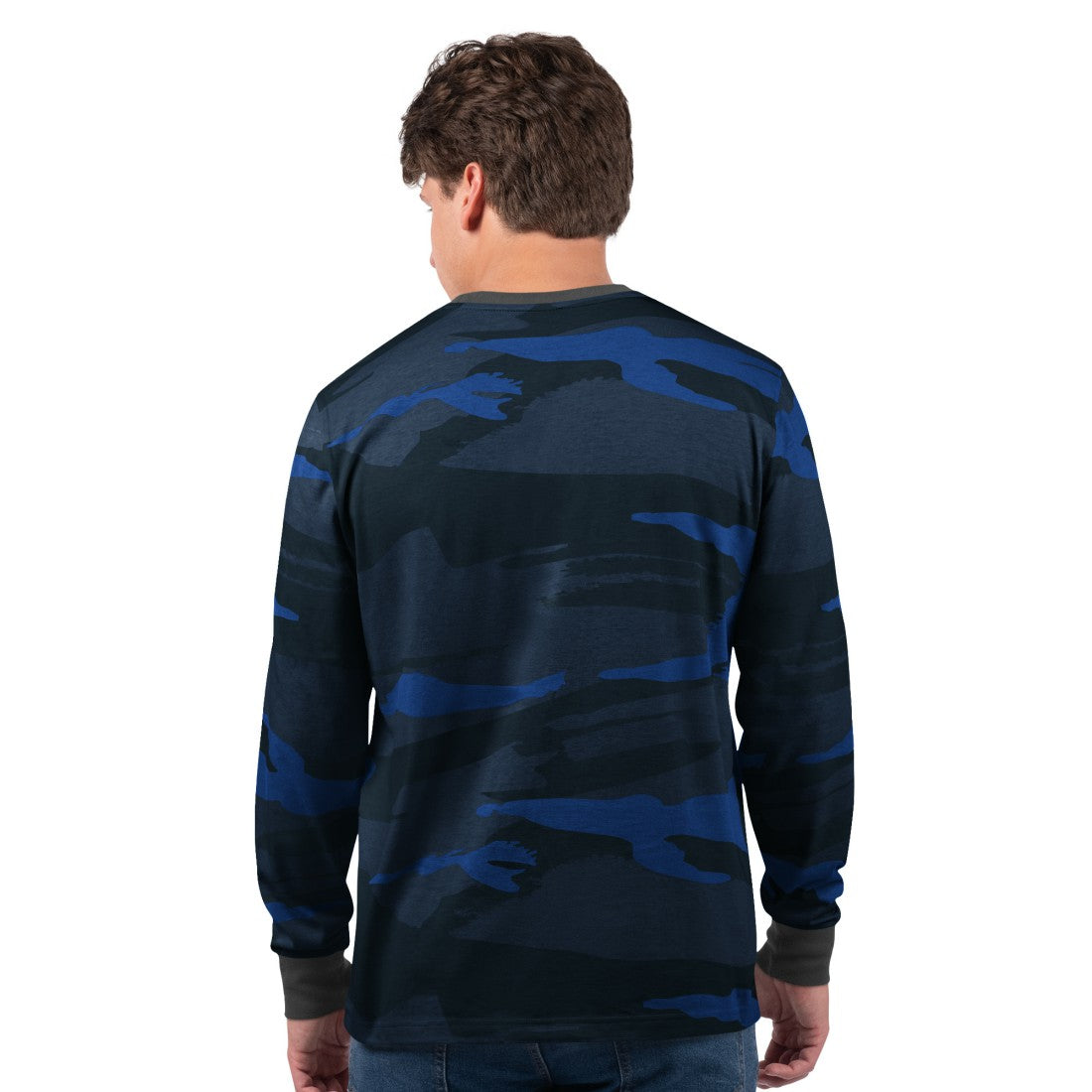 Denver Broncos Starter Thursday Night Gridiron Vintage Logo Long Sleeve T-Shirt - Navy/Royal discount