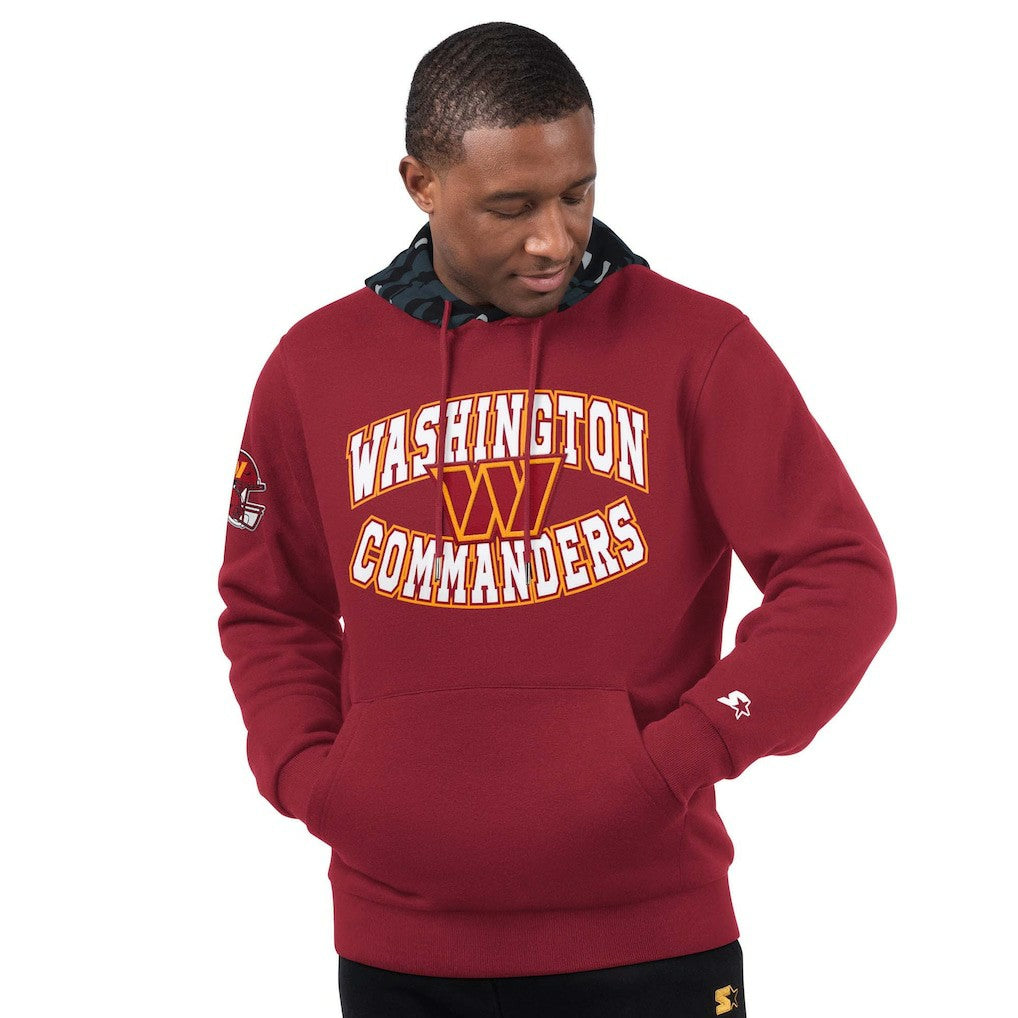 Washington Commanders Starter Thursday Night Gridiron Pullover Hoodie - Burgundy sale