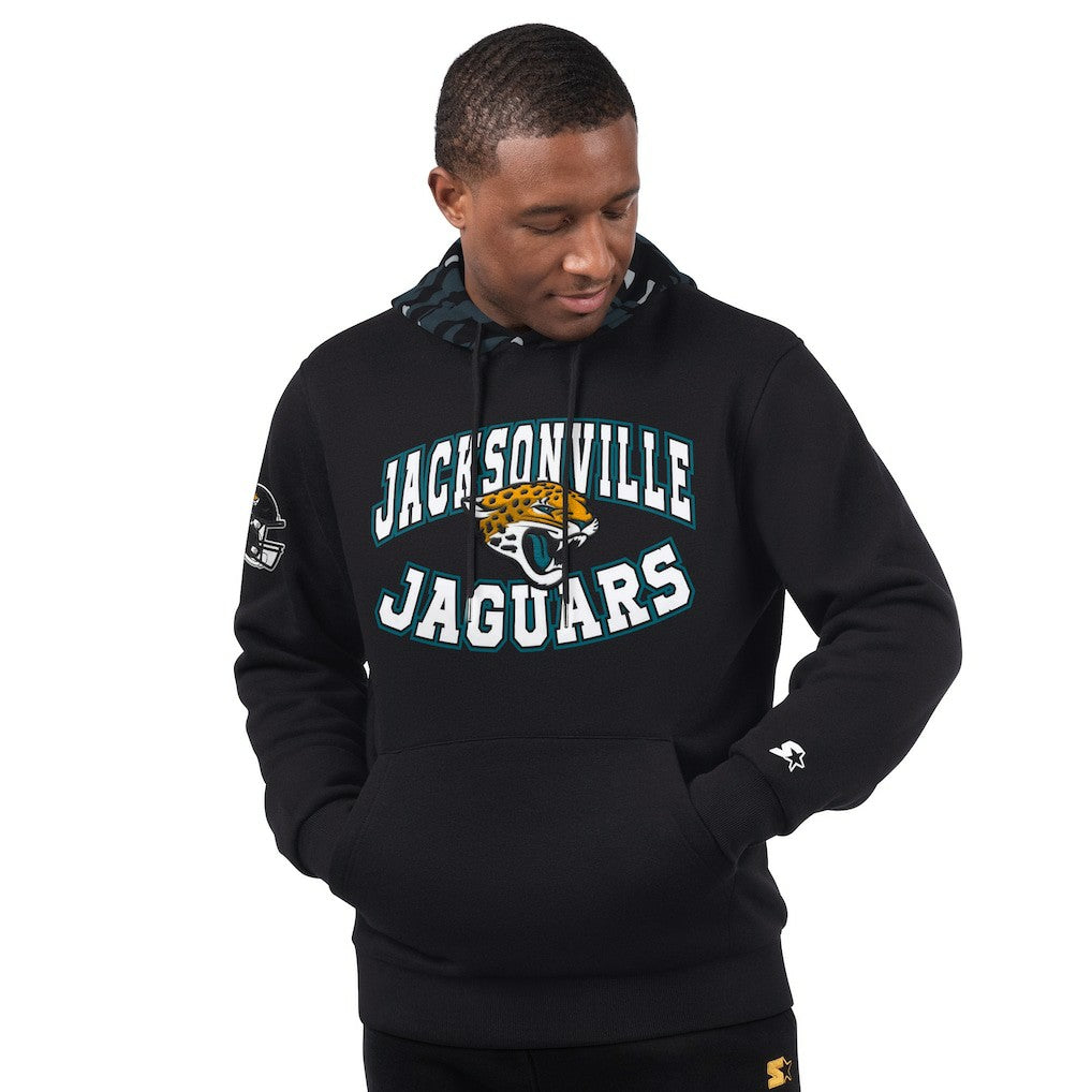 Jacksonville Jaguars Starter Thursday Night Gridiron Pullover Hoodie - Black discount