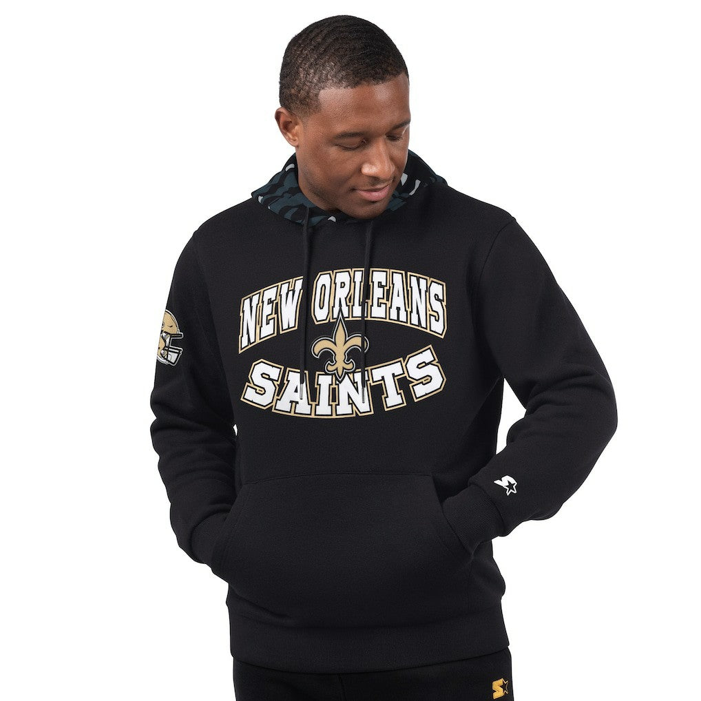 New Orleans Saints Starter Thursday Night Gridiron Pullover Hoodie - Black sale