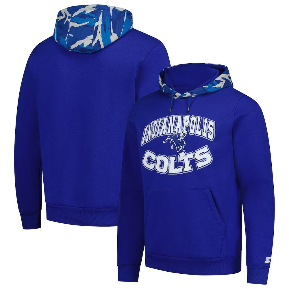 Indianapolis Colts Starter Thursday Night Gridiron Vintage Logo Pullover Hoodie - Royal discount