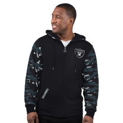 Las Vegas Raiders Starter Thursday Night Gridiron Full-Zip Hoodie - Black outlet